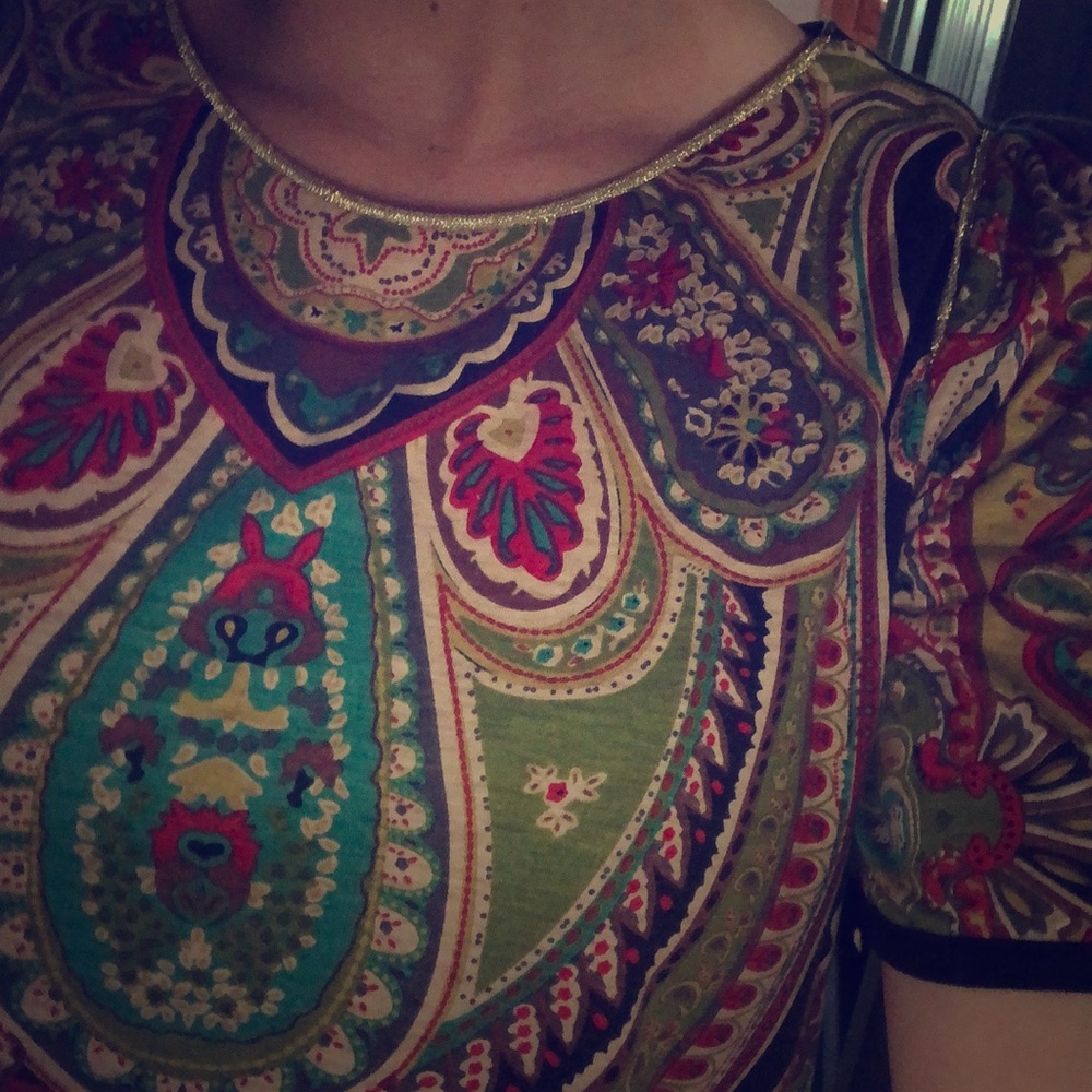 Loose fit sleeve dress
